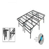 Sleeptone Universal Headboard Brackets, Black Steel Frame