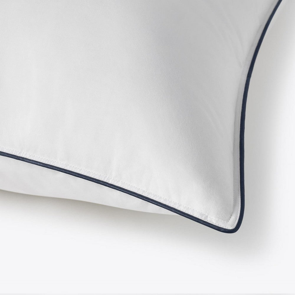 Sleeptone King Size Down Pillow, Fluffy, Satin Pipping, White