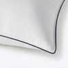 Sleeptone Queen Size Down Pillow, Fluffy, Satin Pipping, White