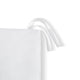 Sleeptone 6pc King Size Sheet Set, White Satin, Silver Stitching
