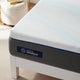 Sleeptone Twin XL Adjustable White and Gray Hybrid Mattress, 12"
