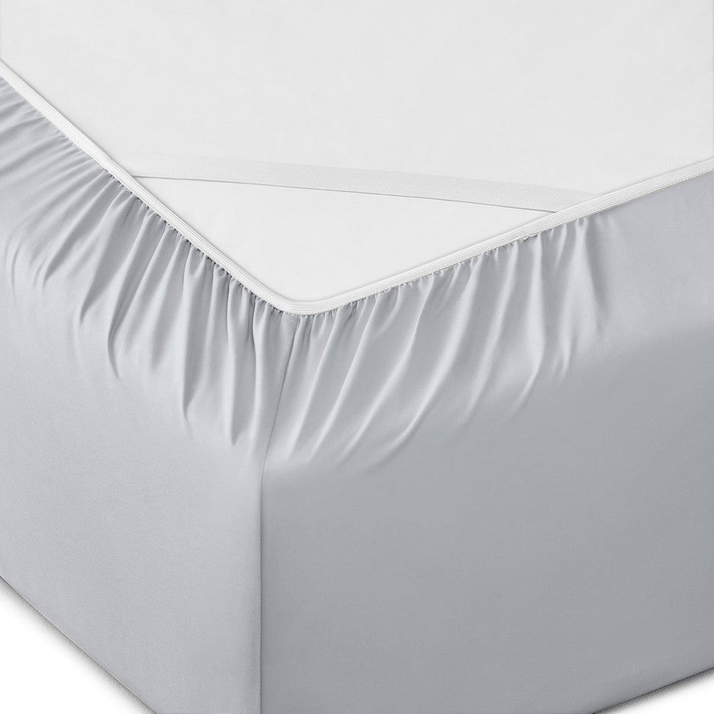 Sleeptone 6pc Full Size Sheet Set, Brushed Microfiber, Silver