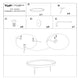 Gia Handcrafted Round Mango Wood  Coffee Table with Tray Top,  Dark Walnut Brown, Black Iron Legs By The Urban Port