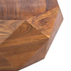 Bon 33 Inch Diamond Shape Acacia Wood Coffee Table With Smooth Top Dark Brown By The Urban Port UPT-196015