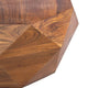 Bon 33 Inch Diamond Shape Acacia Wood Coffee Table With Smooth Top Dark Brown By The Urban Port UPT-196015