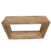 Keli 52 Inch Mango Wood Sideboard Console Table Open Cube 1 Shelf Natural Brown By The Urban Port UPT-228692