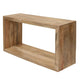 Keli 52 Inch Mango Wood Sideboard Console Table Open Cube 1 Shelf Natural Brown By The Urban Port UPT-228692