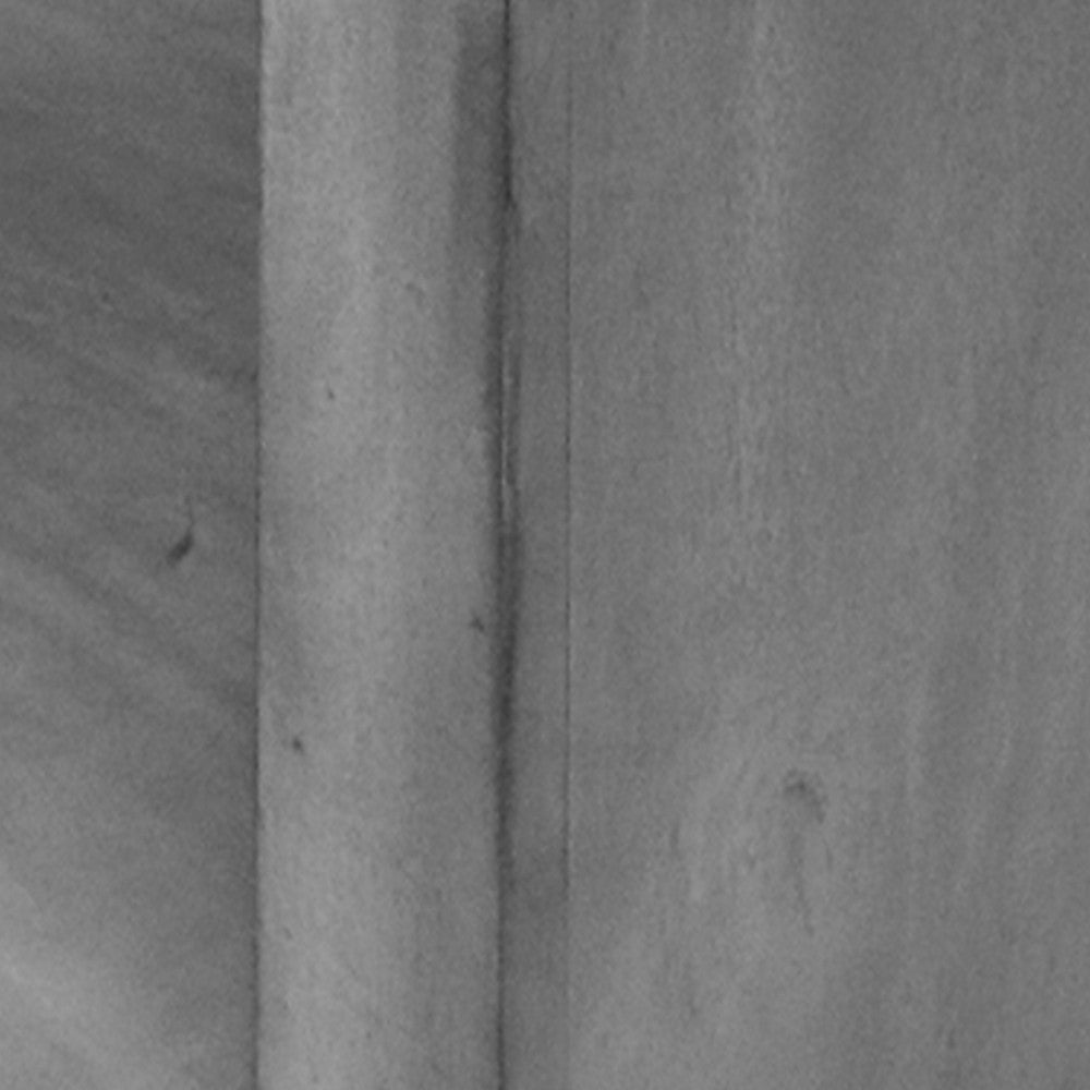 Keli 52 Inch Cube Shape Wooden Console Table with Open Bottom Shelf Charcoal Gray By The Urban Port UPT-230675