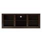 Resa 59 Inch TV Entertainment Center Media Console 6 Open Compartments Espresso Brown By The Urban Port UPT-238269