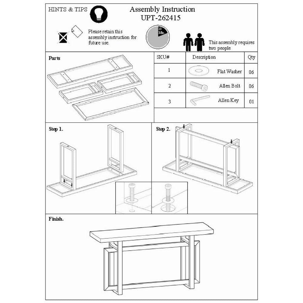 59 Inch Artisan Sideboard Console Table with Geometric Interlocked Base Distressed Matte Gray By The Urban Port UPT-262415