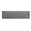 59 Inch Artisan Sideboard Console Table with Geometric Interlocked Base Distressed Matte Gray By The Urban Port UPT-262415