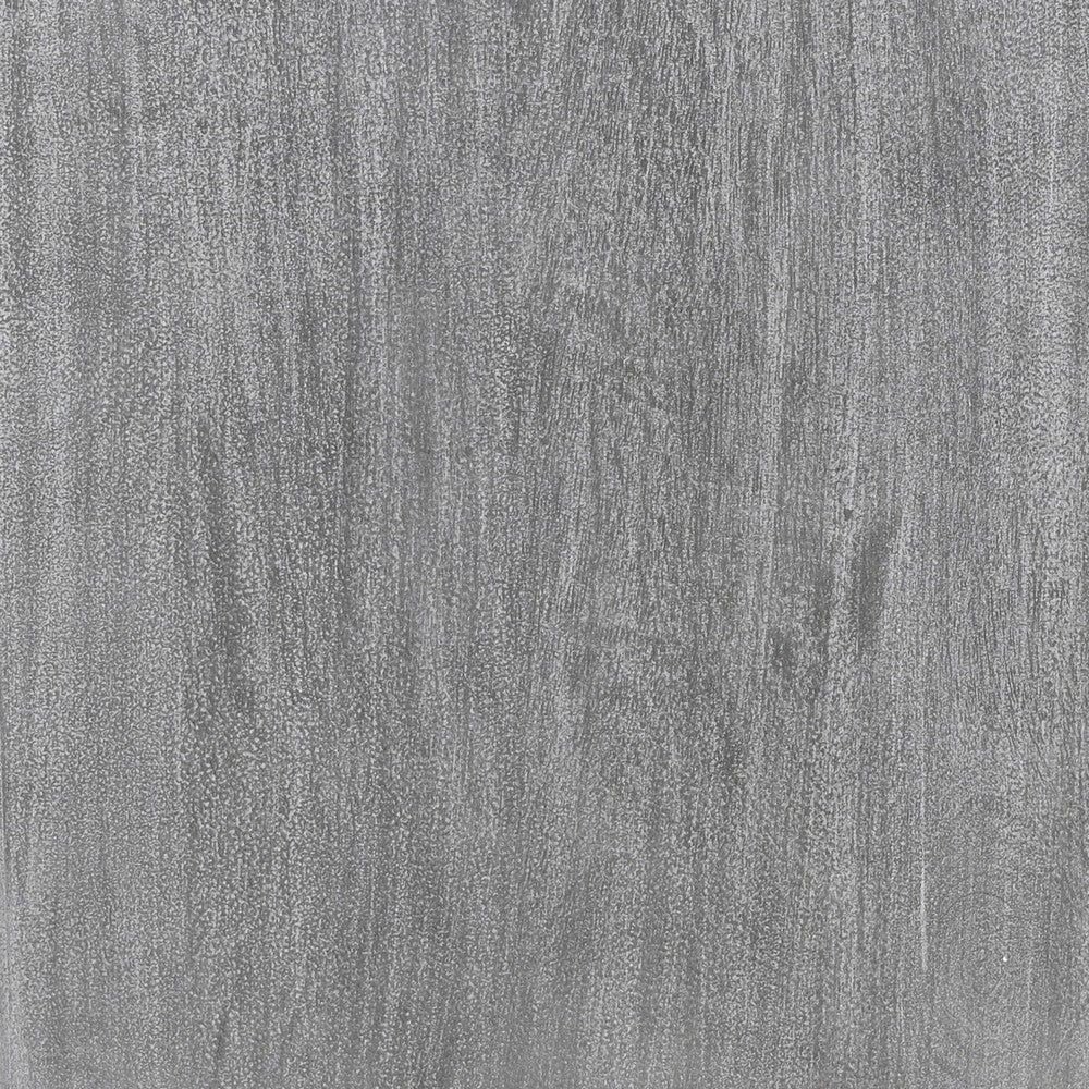 Zera 39 Inch Accent Cabinet with 2 Doors Hand Carved Medallion Sandblasted Gray Mango Wood Black Iron Frame By The Urban Port UPT-271294