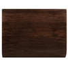 36 Inch Modern Mango Wood Coffee Table Drip Design Walnut Brown Surface Oak White Frame By The Urban Port UPT-272892