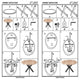 Kuri 41 Inch Handcrafted Live Edge Round Dining Table with a Natural Brown Acacia Wood Top and Black Iron Legs By The Urban Port