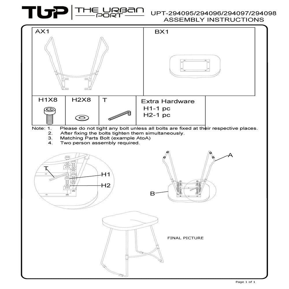 Tiva 30 Inch Handcrafted Backless Barstool Whitewashed Mango Wood Saddle Seat Black Metal Base By The Urban Port UPT-294097