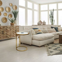 White and Gold and Blue