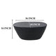 Josi 36 Inch Oval Drum Coffee Table, Hammered Design, Matte Black Metal By The Urban Port