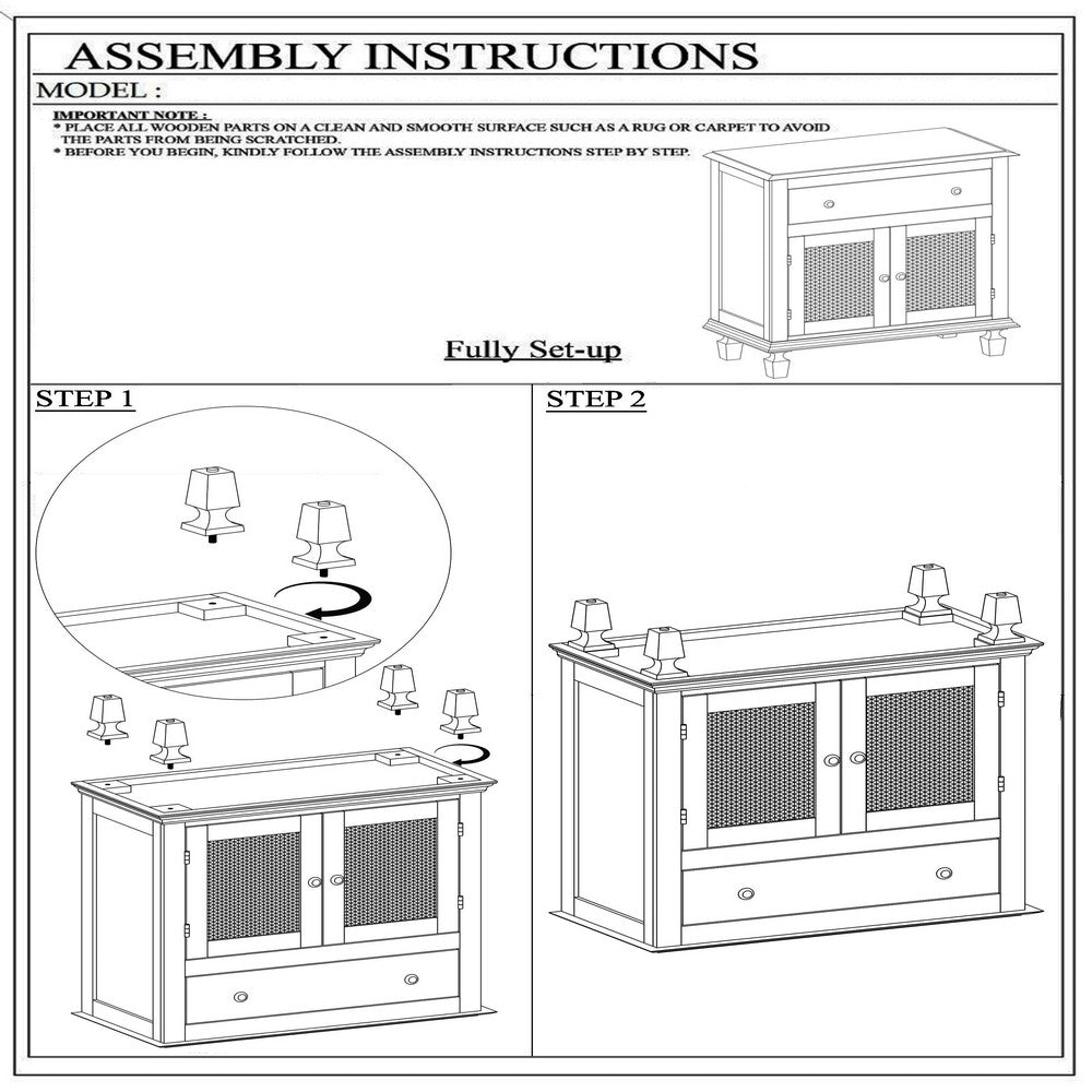 30 Inch Nightstand Table, Rattan Cabinet Doors and Drawer Fronts, Sandblasted Brown Mango Wood By The Urban Port
