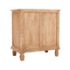 30 Inch Nightstand Table, Rattan Cabinet Doors and Drawer Fronts, Sandblasted Brown Mango Wood By The Urban Port
