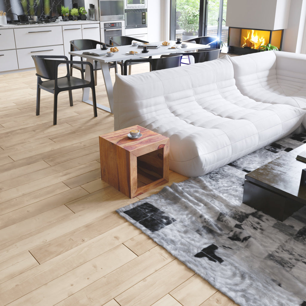 16 Inch Cube Shape Rosewood Side Table With Cutout Bottom, Brown By The Urban Port