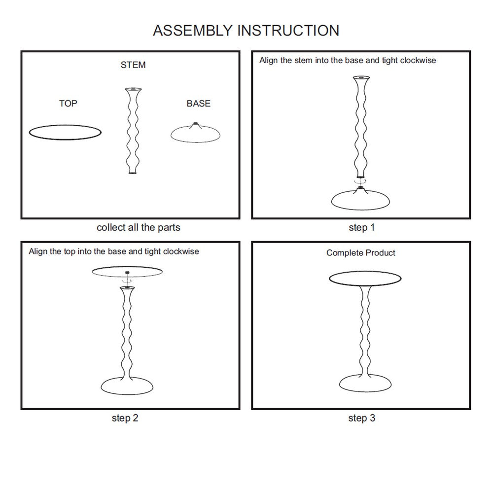 Shae 22 Inch Round Side End Table, Matte Black Aluminum Cast with Hammered Texture, Turned Padestal Post  By The Urban Port