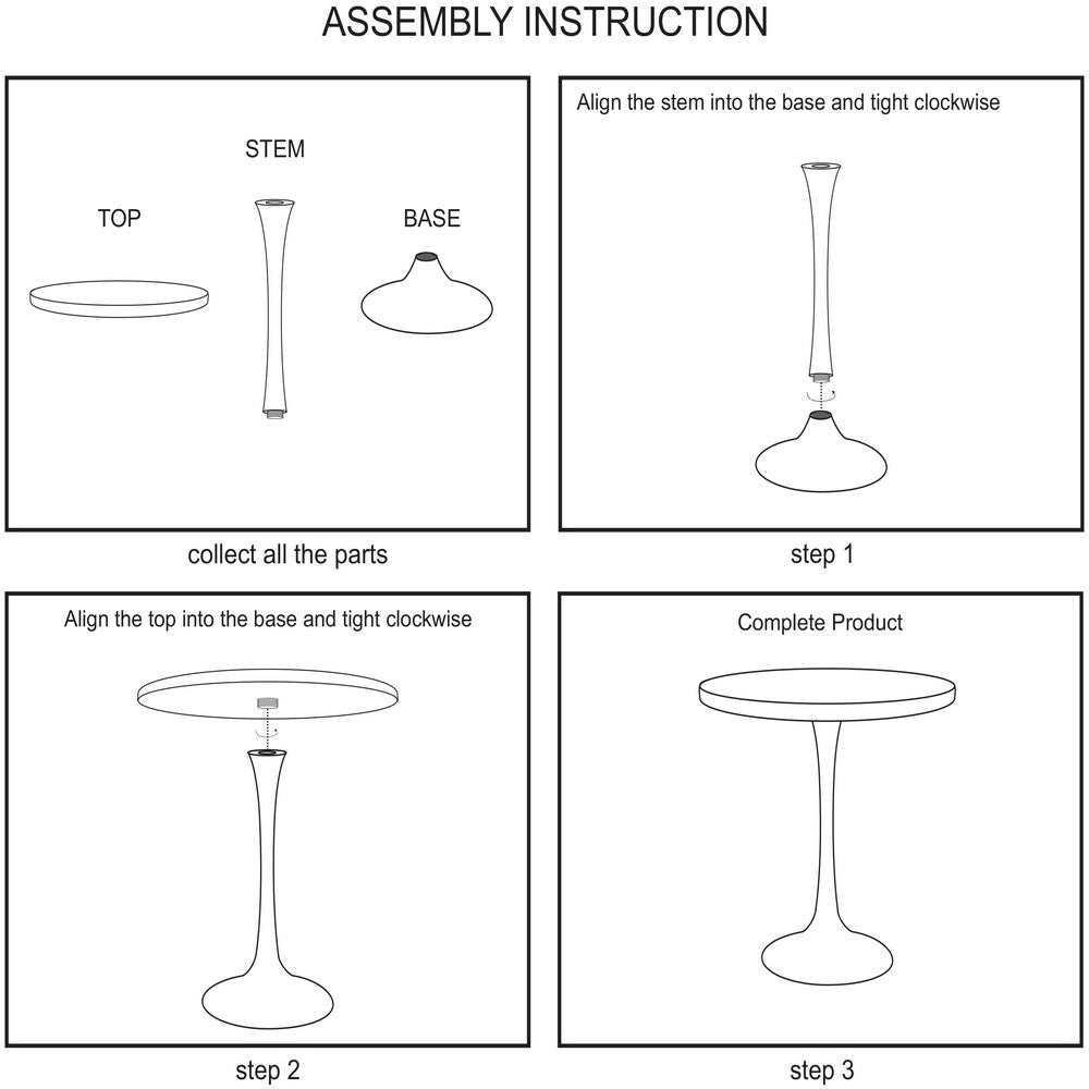 Tyler 20.5 Inch Accent Side Table, Round White Marble Top, Antique Brass Hammered Pedestal Base By The Urban Port