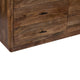 Tao 6 Drawers Dresser Mango Wood Walnut Finish 60’’ By The Urban Port UPT-326509