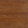 Leeds Coffee Table | 38" Handmade Walnut Brown Mango Wood Oval Top | Round Ball and Cone Base By The Urban Port