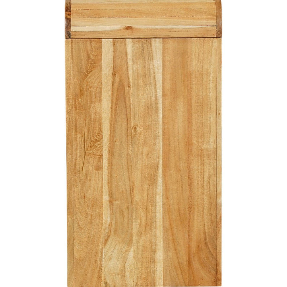 Arlow Console Table | 43" Wide Top | Handcrafted Natural Brown Acacia Wood | Dual Drawer Storage By The Urban Port