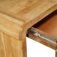 Arlow Console Table | 43" Wide Top | Handcrafted Natural Brown Acacia Wood | Dual Drawer Storage By The Urban Port