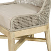Avira Set of 2 Dining Chairs | Handcrafted Mango Wood | Cotton Rope Weaving | Beige Cushion By The Urban Port