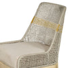Avira Dining Chair | Handcrafted Mango Wood | Cotton Rope Weaving | Beige Cushion By The Urban Port