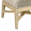 Avira Dining Chair | Handcrafted Mango Wood | Cotton Rope Weaving | Beige Cushion By The Urban Port