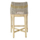 Avira 30 Inch Barstool Chair | Handcrafted Mango Wood | Cotton Rope Weaving | Beige Cushion By The Urban Port UPT-327534