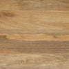 Marlon 48" Coffee Table | Handmade Aluminum Cast Black Frame | Natural Brown Solid Mango Wood Top By The Urban Port