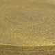 Antique Brass Coffee Table 36 Inch Round Bowl Base with Hand Etched Texture By The Urban Port UPT-327663