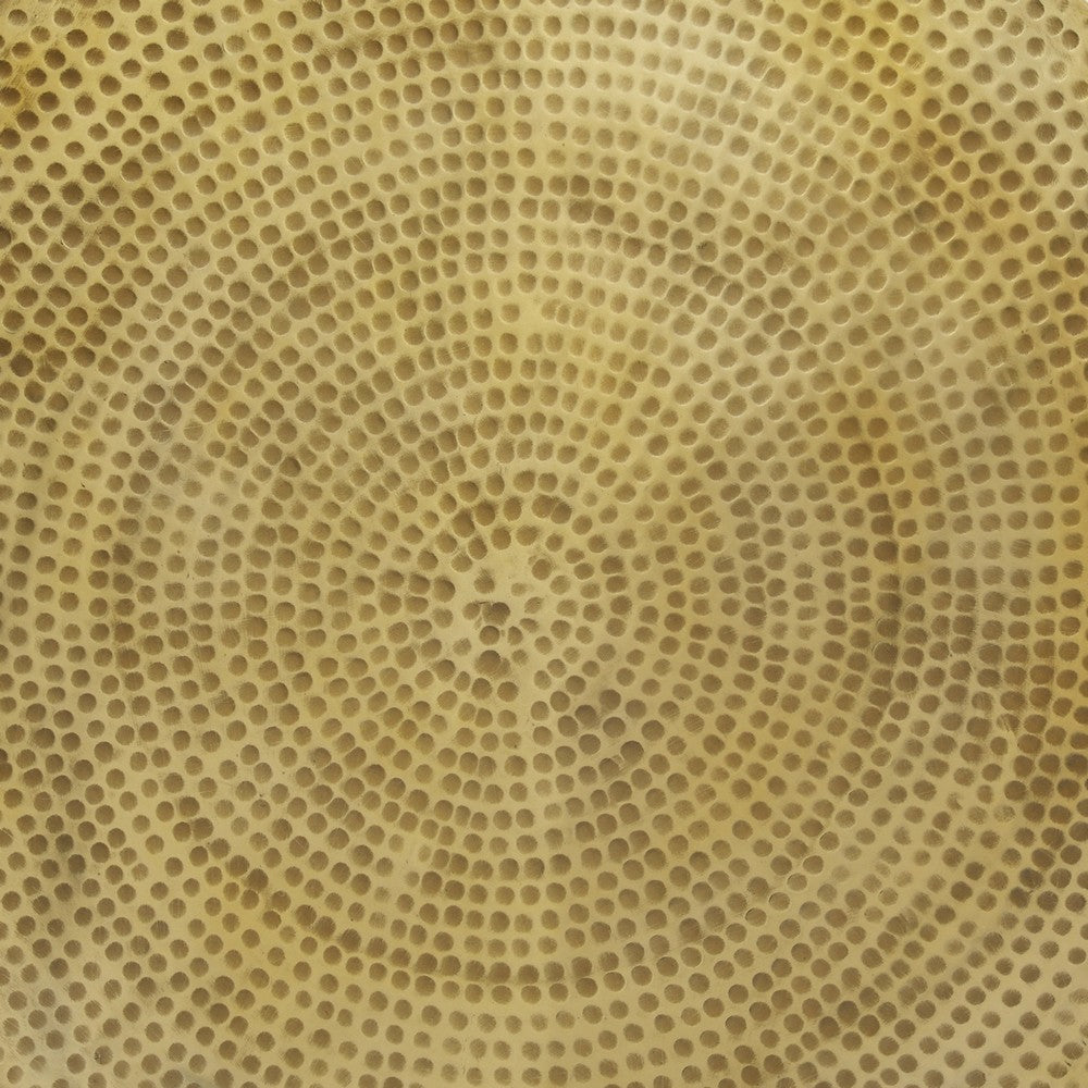 Orion Coffee Table | 32 Inch Round Martini Glass Shape |Hammered Antique Brass Finish By The Urban Port UPT-327667