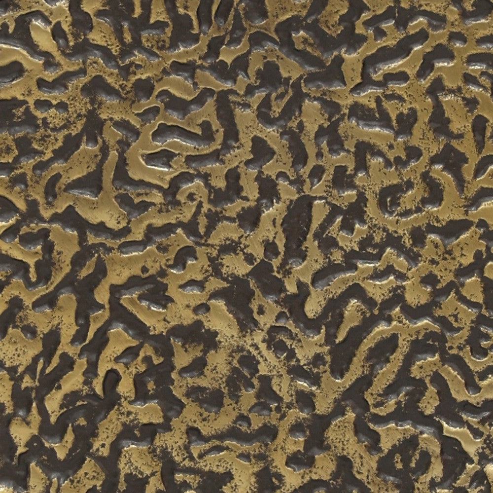 Arvyn 24’’ Side End Drink Table | Aluminum Cast Craftmanship I Antique Brass | Embossed Textured Finish By The Urban Port UPT-327668