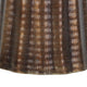 Liora 19" Round Side End Table | Handcrafted Bronze-Finish Aluminum | Textured Drape Design By The Urban Port