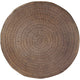 Liora 19" Round Side End Table | Handcrafted Bronze-Finish Aluminum | Textured Drape Design By The Urban Port