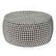 Eve 32’’ Coffee Table | Silver Metallic Beads Studded Pattern | Nickel Coated Iron Frame By The Urban Port
