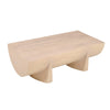 Wilhelm Coffee Table | 48" Log Design | Natural Mango Wood Hand Crafted By The Urban Port