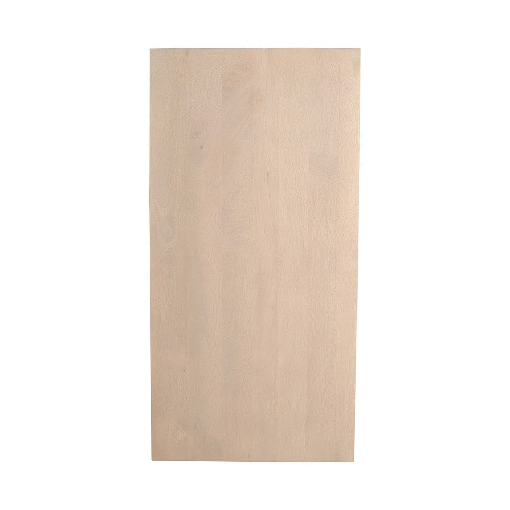 Wilhelm Coffee Table | 48" Log Design | Natural Mango Wood Hand Crafted By The Urban Port