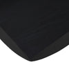 Joanie Coffee Table | 36" Square Top | Handcrafted Matte Black Mango Wood | Rounded Drum Base By The Urban Port