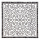 Ozy Carved Mango Wood Wall Decor| 36 Inch Square I Handcrafted Distressed Black & White By The Urban Port UPT-330434