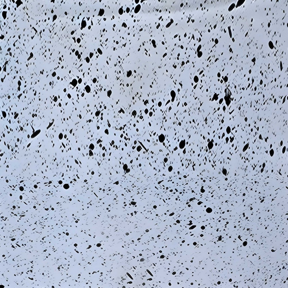 Aira 39, 46" Tall Planters Set of 2 | Gold Foldable Metal Stand | White Speckled Pattern By The Urban Port