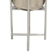 Aira Set of 2 Planters | 19, 22" Tall | Foldable Iron Stand | Nickel Finish By The Urban Port