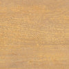 Sofa Console Table, 47 Inch Raised Edge Oval Shape Tray Top, Sandblasted Natural Brown Mango Wood By The Urban Port