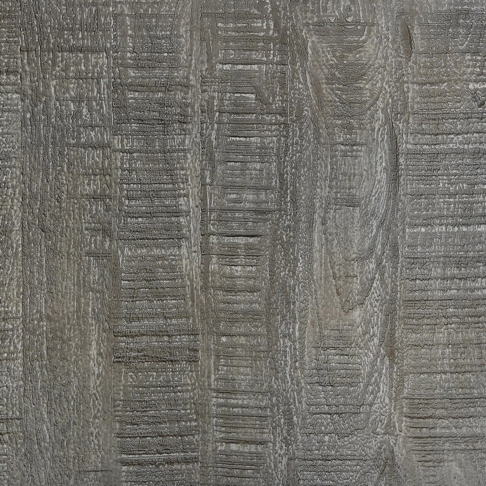 Rydan Side End Table | 19 Inch Square Block Top | Sandblasted Gray Mango Wood By The Urban Port UPT-332352