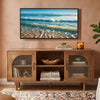 64 Inch James Adway Accent Cabinet In Natural Brown